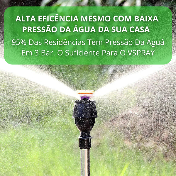 Aspersor Irrigador automático 360 com Tripé - VSpray™ PRO (LEVE 2 E ECONOMIZE)