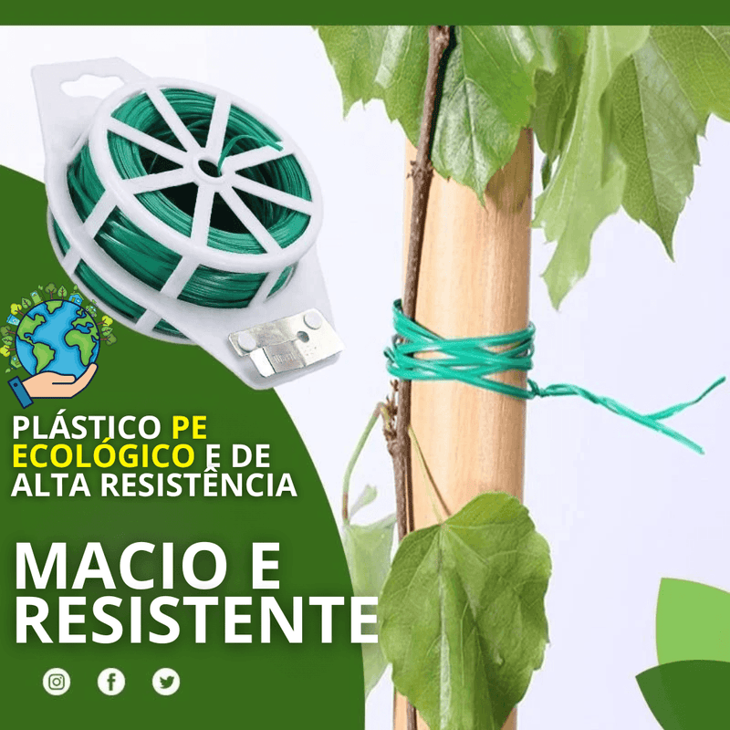 Fio De Ligação Para Plantas De Alta Resistência Ecológico - PlantMéd™ - Paixão Verde | Loja Online