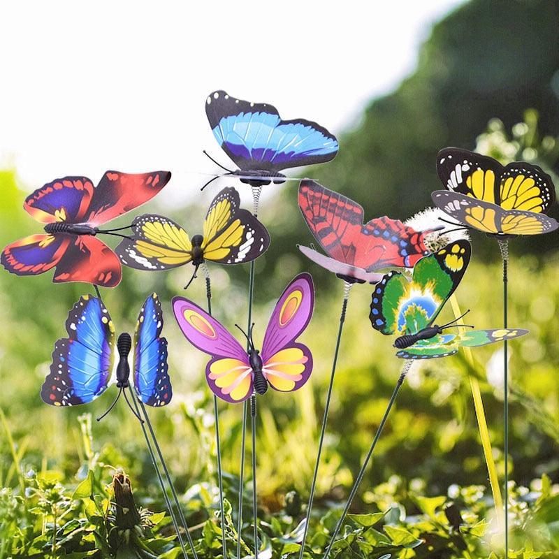 Borboletas Coloridas Decorativo Enfeite para Jardim - Paixão Verde | Loja Online