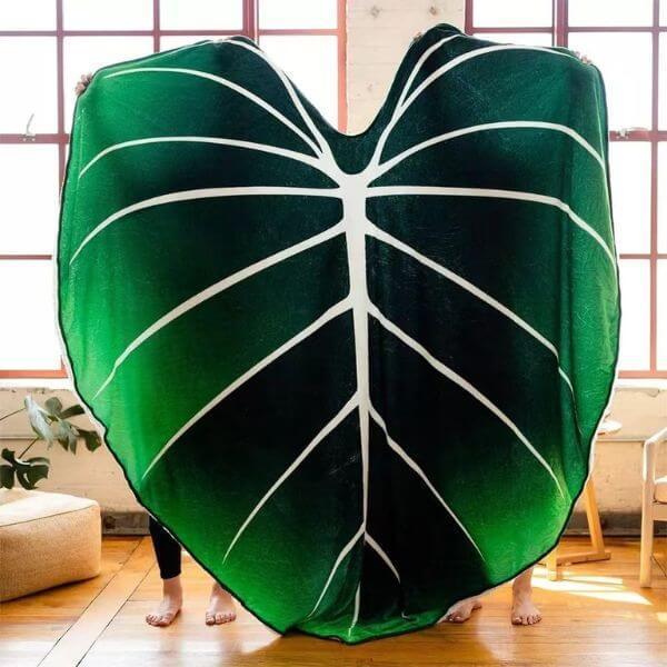 Colcha de Cama - Cobertor de Folha Gigante - Paixão Verde | Loja Online
